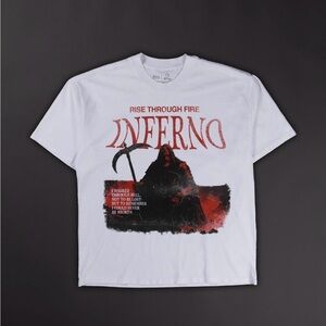 Inferno Graphic Tee - White
